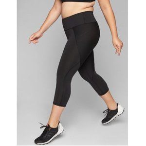 ATHLETA Stealth Capris Black Size XL